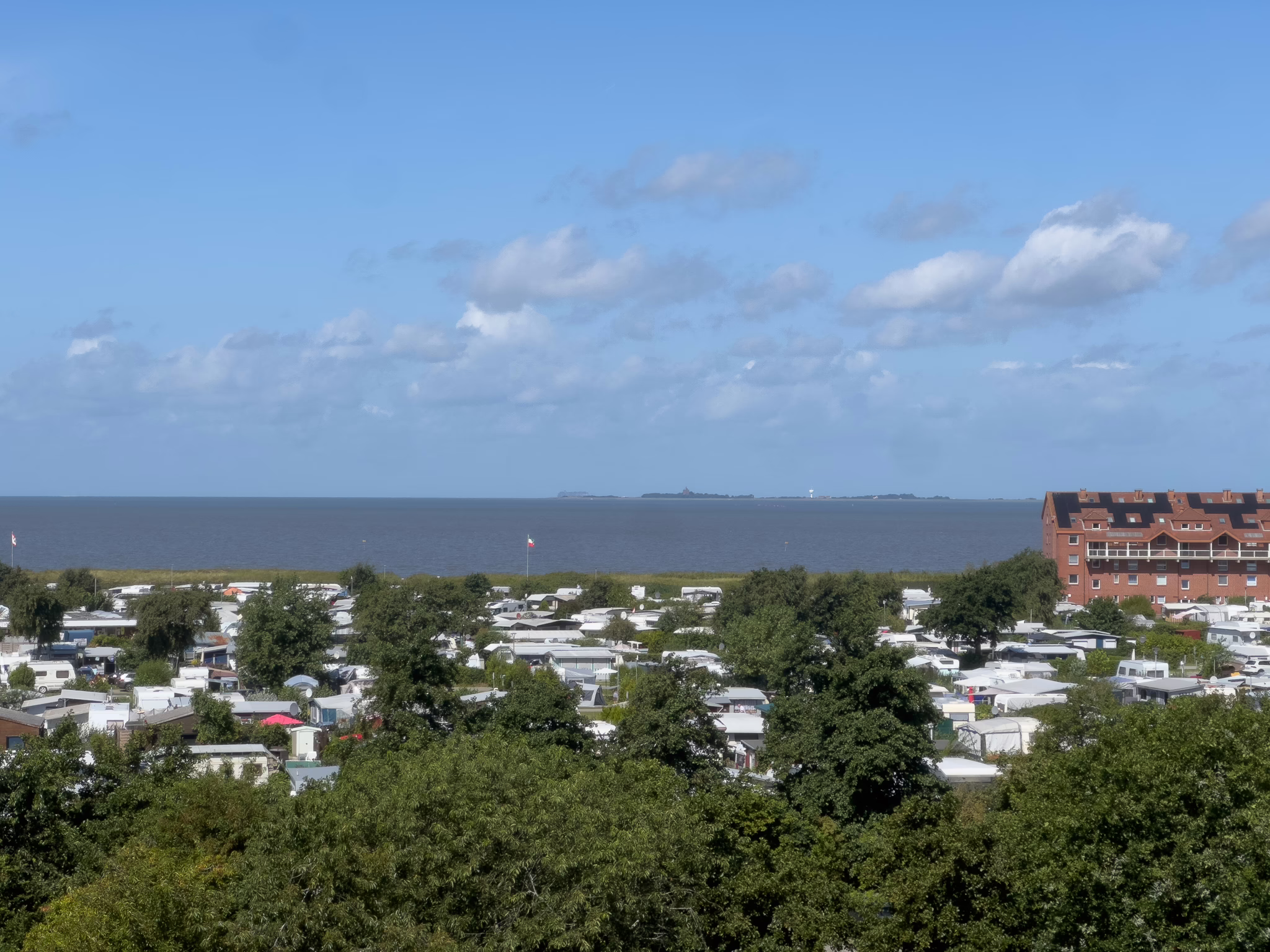 Blick von der Dachterrasse im Haus Frauenpreiss 